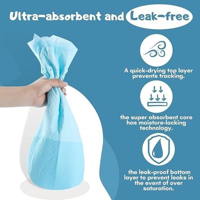 Customized Free Sample Pee Pad for Dog Back Side Waterproof Sanitary Dog Pee Training