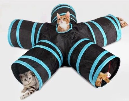 Safe and Durable 3 Way 4 Way 5 Way Cat Tunnel Toy with Advantage of Soft Eco-friendly