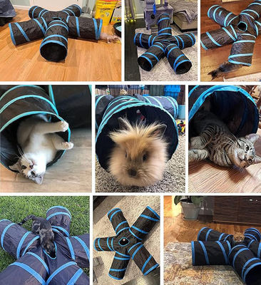Safe and Durable 3 Way 4 Way 5 Way Cat Tunnel Toy with Advantage of Soft Eco-friendly