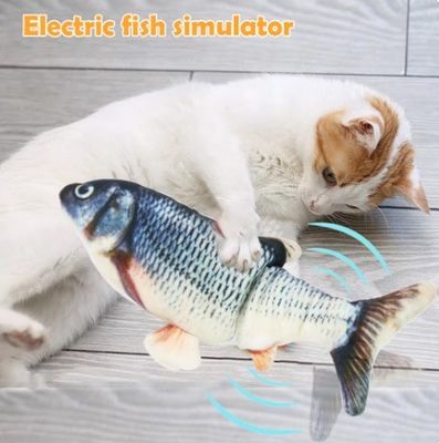 Interactive Cat Funny Toy Realistic Flopping Fish Catnip Cat Toys for Small Animals