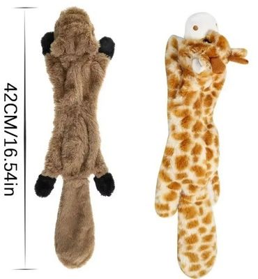 Holiday Season Must-Have No Stuffing Plush Toy for Dogs Durable and Squeaky Chew Toy