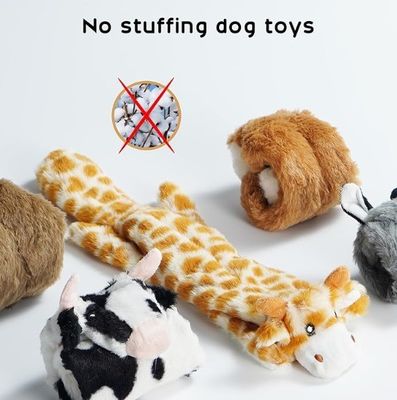 Holiday Season Must-Have No Stuffing Plush Toy for Dogs Durable and Squeaky Chew Toy