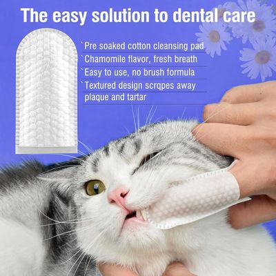 Clean Function Teeth Cleaning Wipes for Gentle Gum Care Disposable Dog Finger Toothbrush