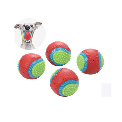 Customized Logo Acceptable Pet Toys Indestructible Dog Tennis Ball for Outdoor Sports
