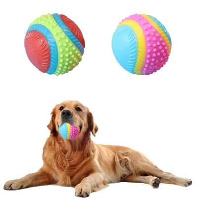 Customized Logo Acceptable Pet Toys Indestructible Dog Tennis Ball for Outdoor Sports