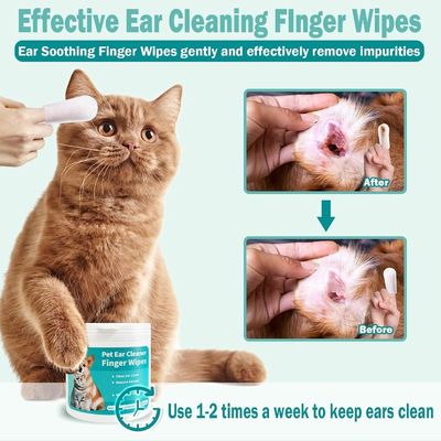 White or Customized Pet Wet Wipes for Convenient Multipurpose Water Bath and Eye Care