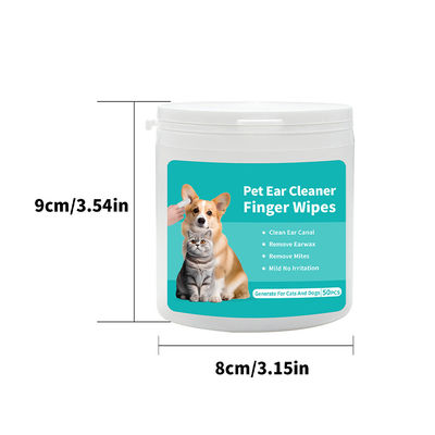 Safe Unscented Friendly Pet Glove Wipes for Effective and Eco-friendly Ear Cleaning