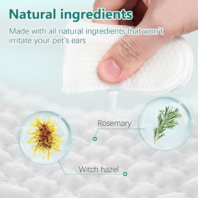 Soft and Eco-friendly Universal Cat Dog Grooming Ear Wipes for Gentle Teeth Cleaning
