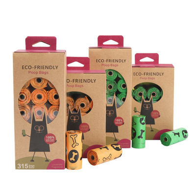 Environment-Friendly Pet Cleaning Tool Custom Biodegradable Cornstarch Dog Waste Bags