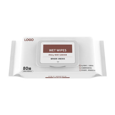 Biodegradable Natural Private Label Pet Wet Wipes for Gentle and Eco-Friendly Grooming