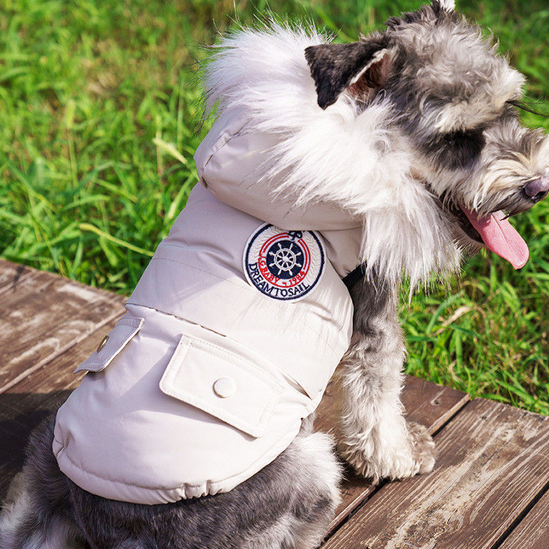 Adjustable Waterproof Windproof Doggie Outdoor Jacket for Small to Medium Sized Dogs