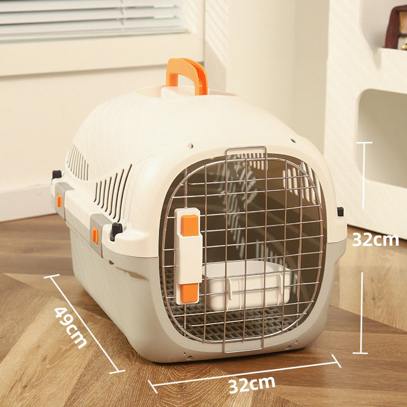 Customization Service Provided Breathable Cat Carrier Box Safe and Portable for Travel