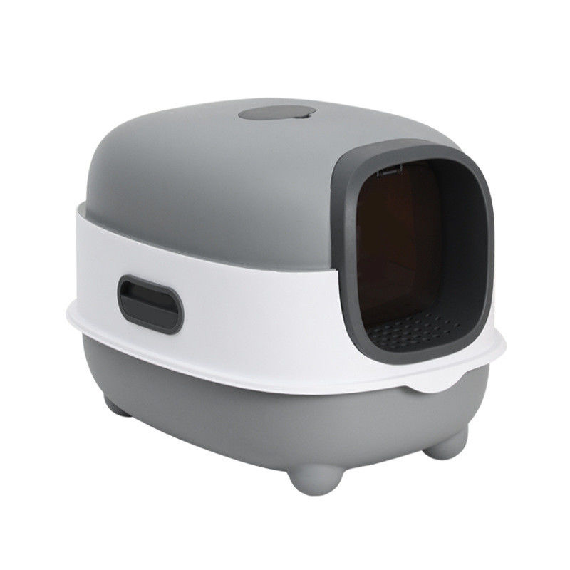 ODM Designs Enclosed Cat Box with Sided Pan and Top Sifting Lid Easy Clean