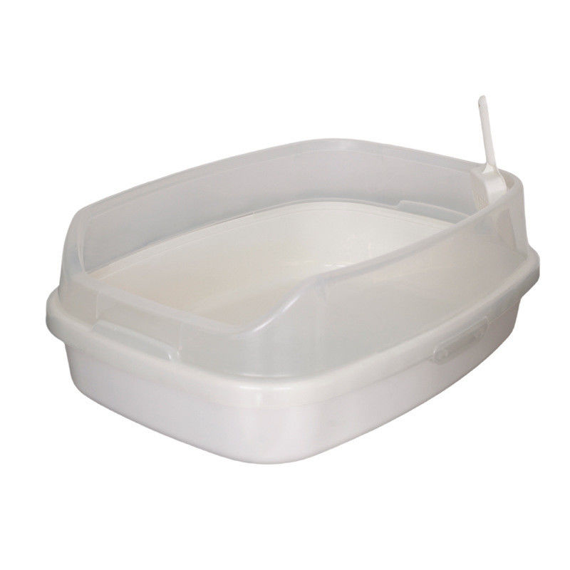 High Sides and Scoop Cat Litter Box Customization Service Provided for Easy Cleaning