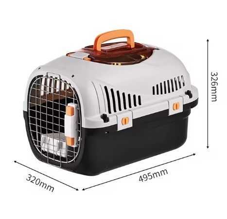 Breathable Travel Carrier Box for Small Pets Airline Approved Kitten Puppy Rabbit Cage