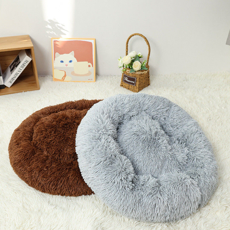 Customization Service Provided Fluffy Ventilated Plush Luxury Pet Bed for Dogs and Cats