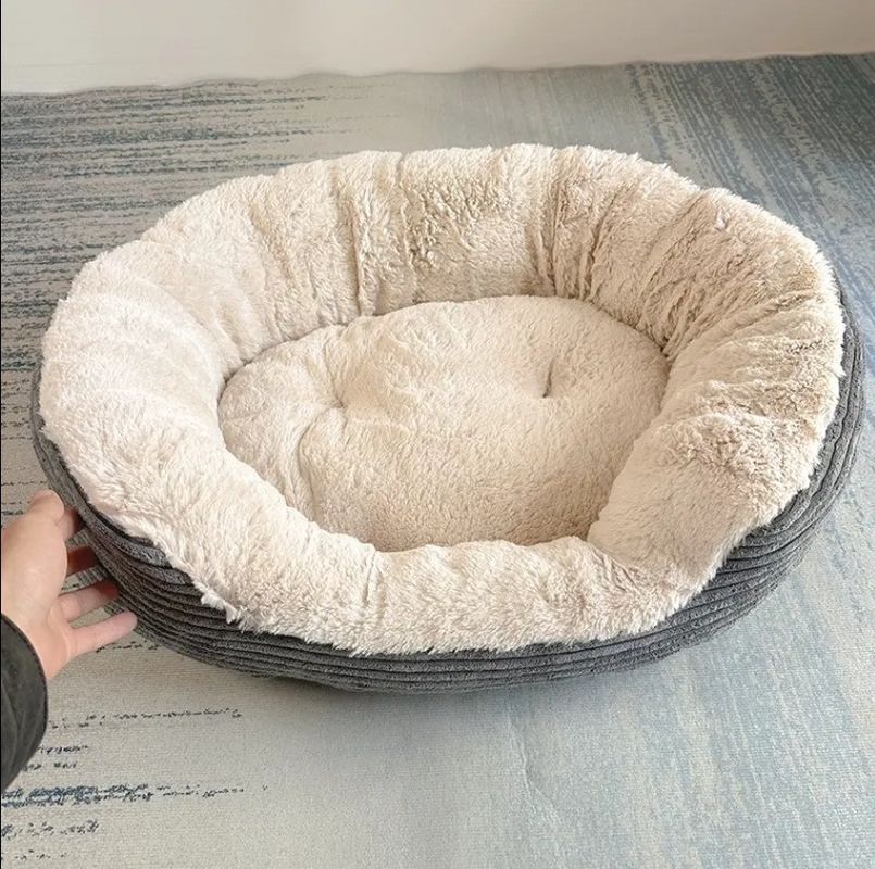 Luxe Plush Pet Bed House for Cats and Dogs Warm Thicken Sleeping Mat Pad Blanket Cushion