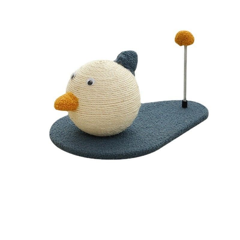 ODM Designs Cat Scratch Toy Sisal Rope Ball Exercise Loop for Fun Play and Kitty Resting