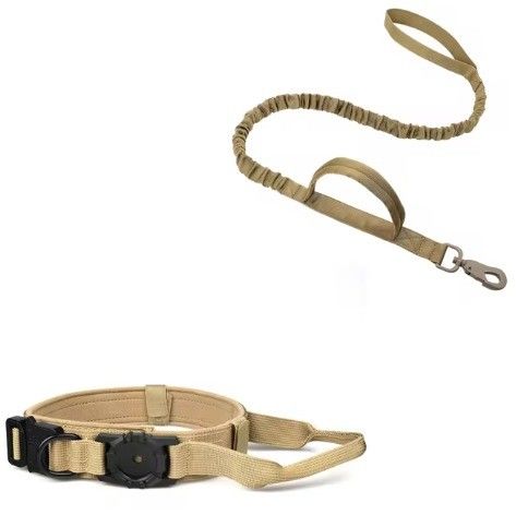 Reflective Nylon Dog Collar Adjustable GPS Training Collar with Airtag Holder Set