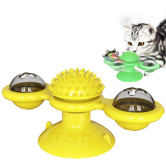 Entertain Your Cats with Safe and Eco-friendly Wall-mounted Floor Suction Cup Toy