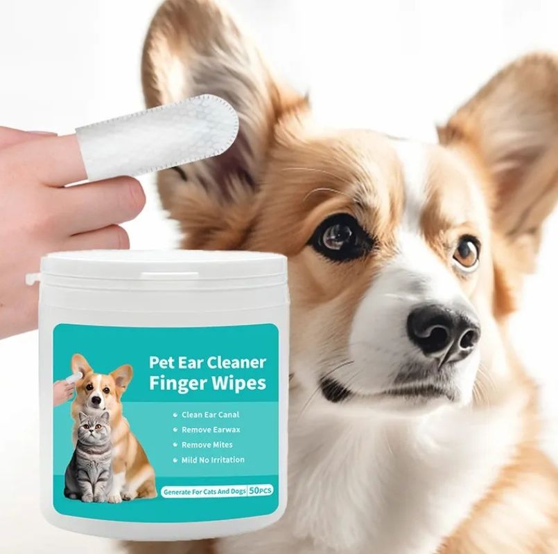 Customization Service Provided Sale Non-Woven Dog Ear Cleaner Wipes for Cats and Dogs