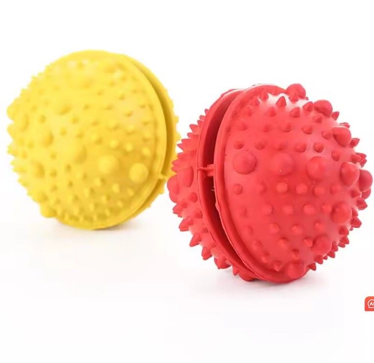 Interactive Puppy Chewing Balls Non-toxic and Durable for Teeth Cleaning/IQ Training