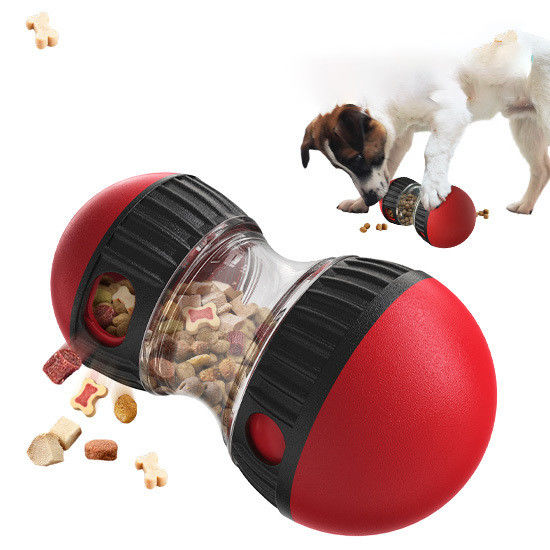 Interactive Dog Toy Slow Feeder Ball Tough Treat Dispensing Toy for Cat and Small Dog