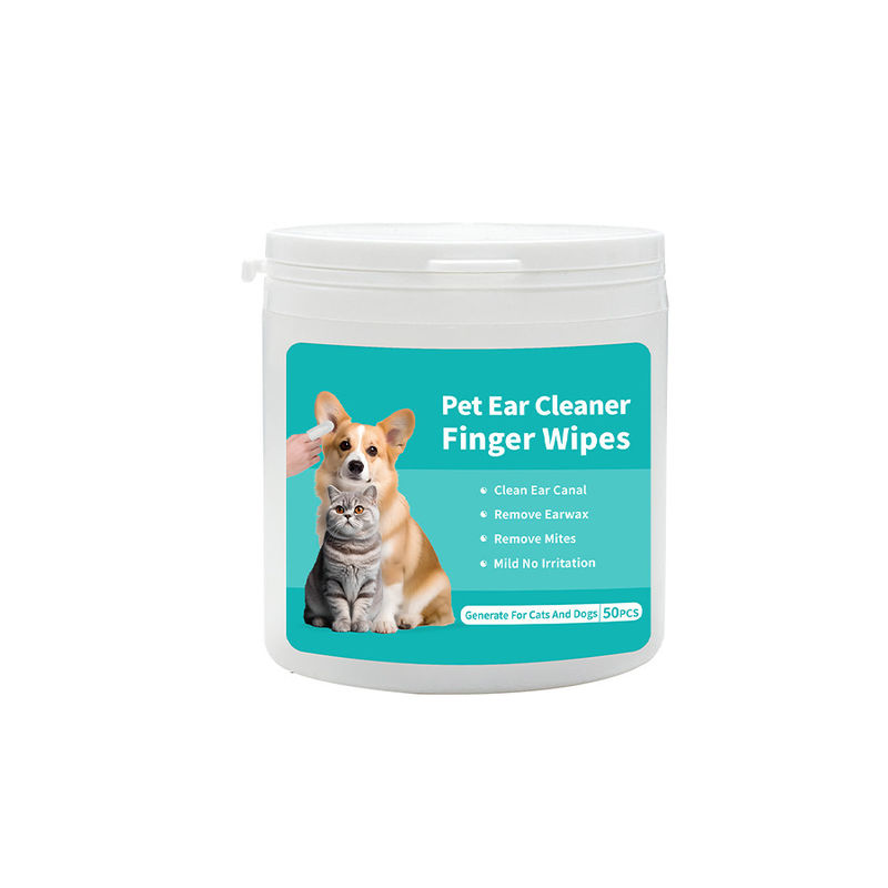 Soft and Eco-friendly Universal Cat Dog Grooming Ear Wipes for Gentle Teeth Cleaning
