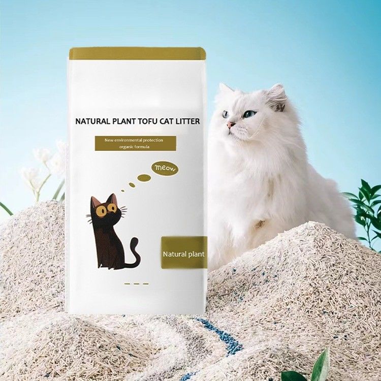 Suitable for Cats and Small Animals Bulk Flushable Clumping Broken Tofu Litter Sand